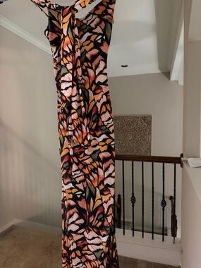 Vibrant Multi-Color Floral Maxi Dress